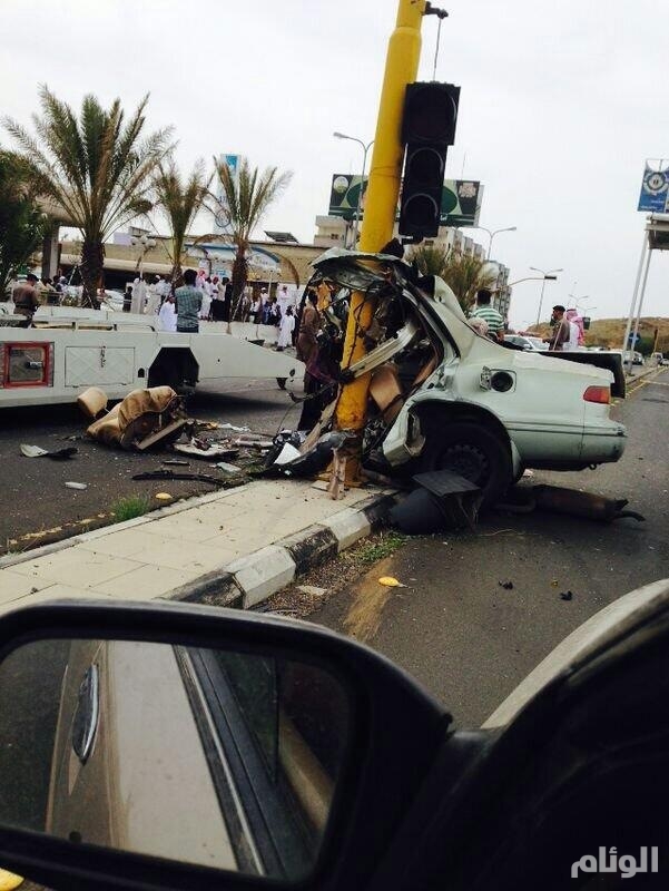 الهدا حادث حادث طريق