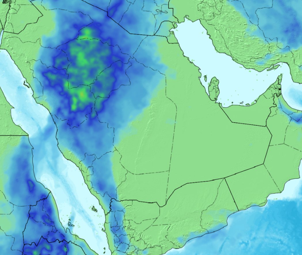 تويتر توقعات الأمطار