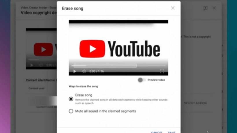 أداة ذكية من “يوتيوب” لإزالة الموسيقى المحمية دون التأثير على الصوت